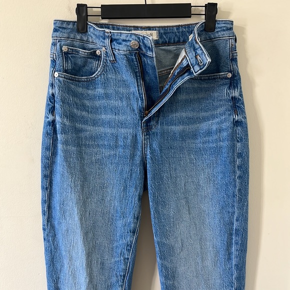 Madewell The Curvy Perfect Vintage Medium Wash Denim Jeans Size 28 Tall - Picture 5 of 12